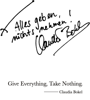 Give Everything, Take Nothing